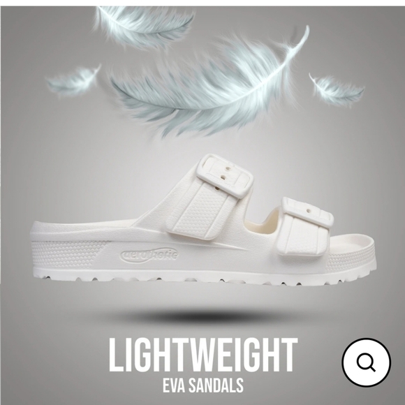 AEROTHOTIC White Dual Strap Arcus Slide Sandals - Picture 16 of 16